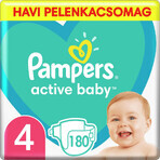 Pampers Actieve Baby 4 Maxi MSB (180)