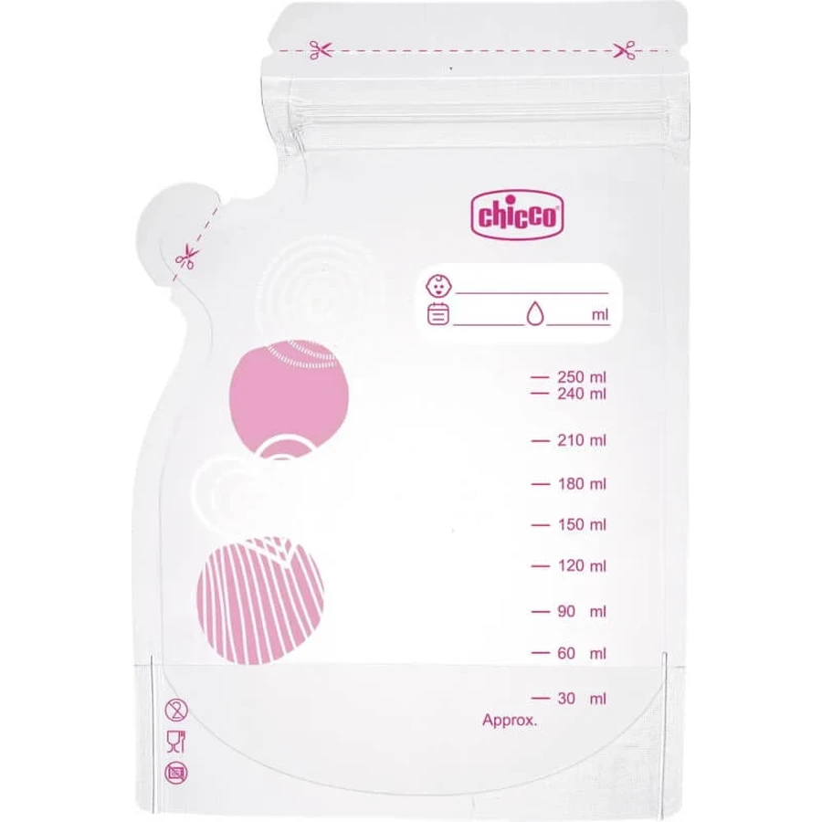 Chicco 30 breast milk storage bags