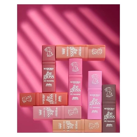 Deborah The Gloss - Gloss à lèvres « No Transfer Shake » n° 05 Coral