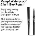 Pupa Vamp! Oogpotlood - 2-in-1 waterbestendig oogpotlood nr. 101 Rockstar Grey
