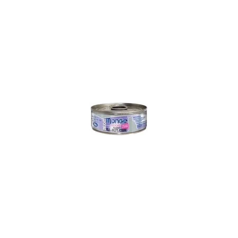 Monge - Nourriture humide pour chat : poulet tendre, omelette et anchois, 80 g