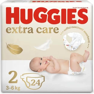 Huggies bebè taglia 2 (3-6 kg) 24 pannolini