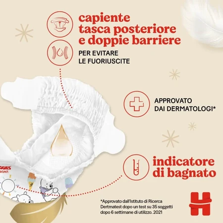 Huggies bebè taglia 2 (3-6 kg) 24 pannolini