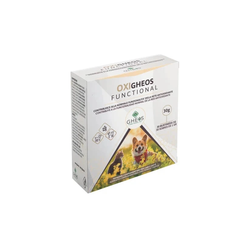 Gheos Oxigheos functional – antioxidant-voedingssupplement voor dieren, 30 g