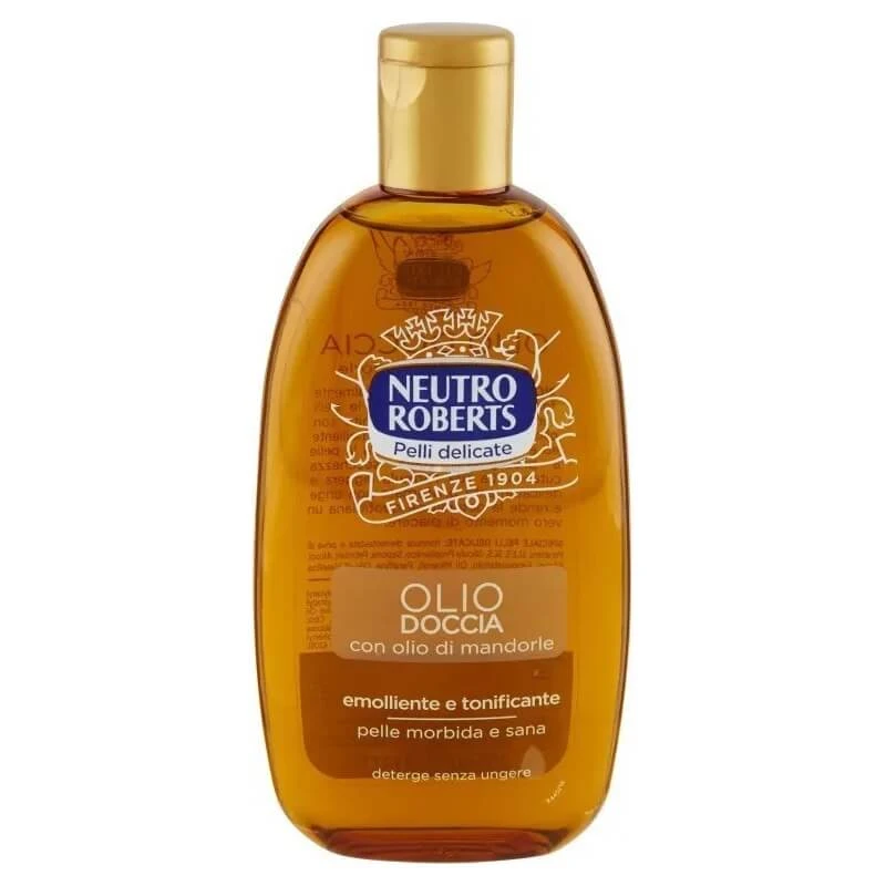 Neutro Roberts Amandelolie - Verzachtende en verstevigende doucheolie, 250 ml