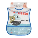 Cangaroo Happy Meal - Blue Waterproof Silicone and EVA Bib