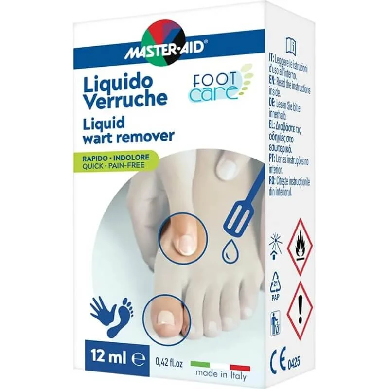Master Aid Voetverzorging - Vloeibare wrattenbehandeling, 12 ml