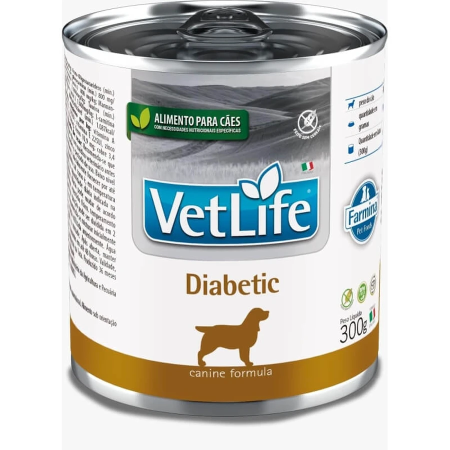 Farmina Vet Life Diabetic - Compleet dieetvoeding voor honden met diabetes mellitus, 300 g