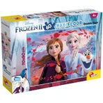 Lisciani Disney Frozen II - 60-delige dubbelzijdige puzzel met een kleurplaat op de achterkant