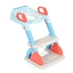 Blue Cangaroo Murray – Toilettensitzaufsatz mit klappbarer Trittstufe, höhenverstellbar von 38 bis 45 cm