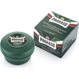 Jabón de afeitado profesional y refrescante de Proraso con aceite de eucalipto y mentol, 150 ml