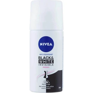 Nivea Black &amp; White - Desodorante en spray, 35 ml