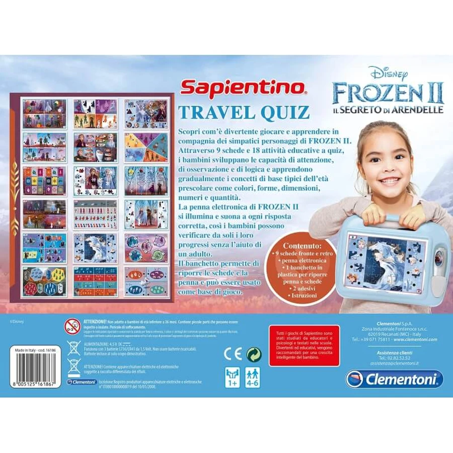 Clementoni Sapientino Reiszquiz: Frozen 2
