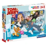 Clementoni Supercolor - Maxi-puzzel met 24 stukjes: Tom &amp; Jerry
