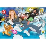 Clementoni Supercolor - Maxi-puzzel met 24 stukjes: Tom &amp; Jerry