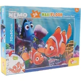 Lisciani Disney Nemo - 24-delige maxi-vloerpuzzel, dubbelzijdig, met een kleurplaat op de achterkant