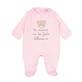 Cadeauset: rompertje met print, 0–3 maanden – roze