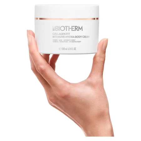 Crema corporal hidratante intensiva Collagen Fit de Biotherm: tratamiento reafirmante, tonificante e iluminador, 200 ml