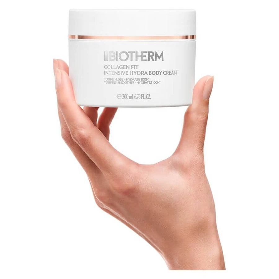 Crema corporal hidratante intensiva Collagen Fit de Biotherm: tratamiento reafirmante, tonificante e iluminador, 200 ml
