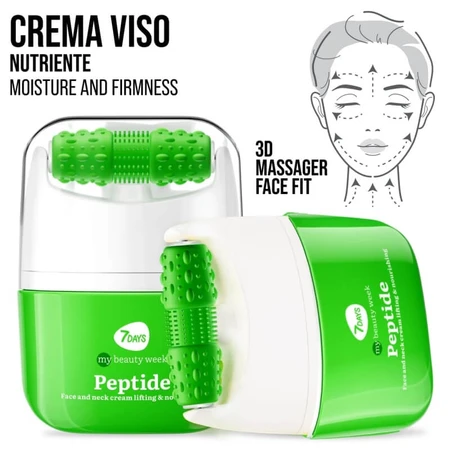 7days Peptides - Nourishing and Smoothing Face Cream with Massager, 40 ml