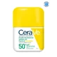Cerave Zonnebrandcrème voor het gezicht SPF 50+ Fluid voor een matte huid, onzichtbaar, zeer hoge bescherming, 50 ml