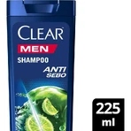 Clear Anti-Sebum - Anti-roos shampoo voor vet haar, 225 ml
