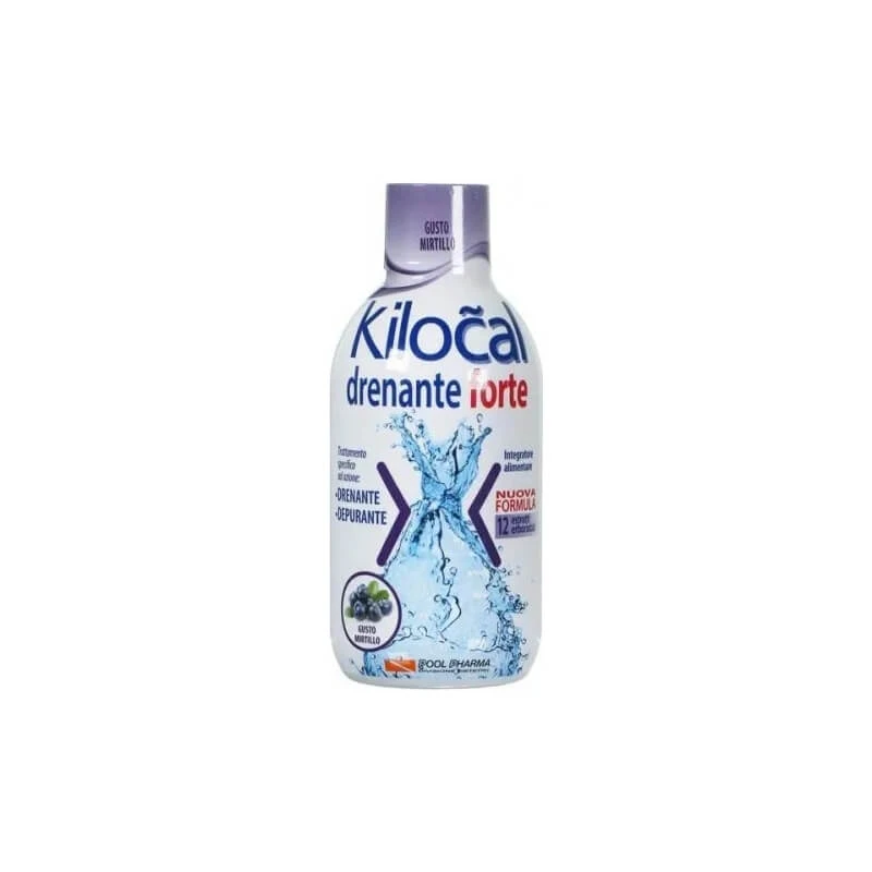 Kilocal Strong Drainage 500 ml, bosbessensmaak – voedingssupplement voor de afvoer van lichaamsvocht