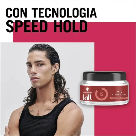 Schwarzkopf V12 Secado rápido - Gel fijador 250 ml
