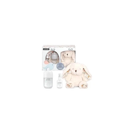 Suavinex Baby Cologne-cadeauset - Baby Cologne 100 ml + 50 ml reisformaat + knuffel voor baby’s