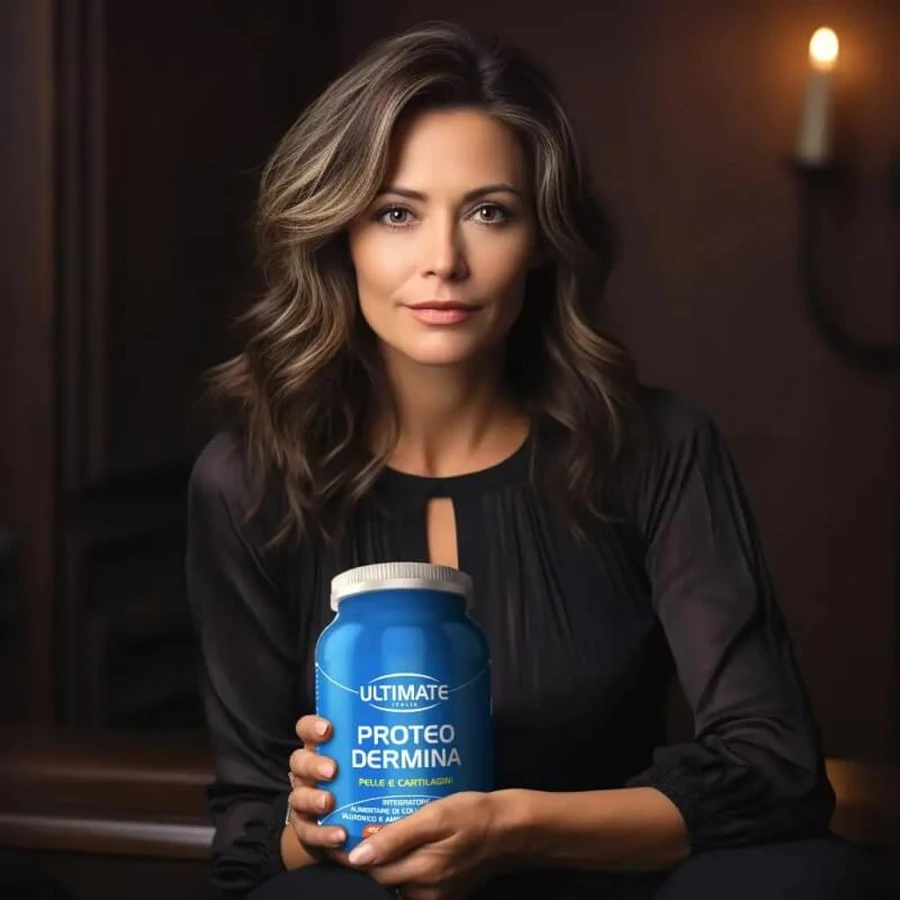 Ultimate Italia Proteo Dermina 450 g - Voedingssupplement voor huid en kraakbeen