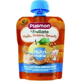 Plasmon Smoothie - Aperitivo de manzana, plátano y cereales, 85 g