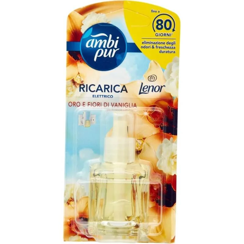 Ambi Pur-navulling voor de elektrische diffuser Lenor Gold en Vanilla Flowers