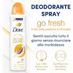 Dove Advanced Care mit Passionsfrucht- und Zitronengrasduft – Deodorant-Spray 150 ml
