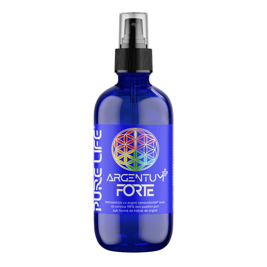 Nanocoloidal silver Argentum+ Forte, 120 ml, Pure Life