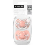 Suavinex Wild & Free - 2 Silicone Sx Pro Pacifiers, 0-6 Months, Pink