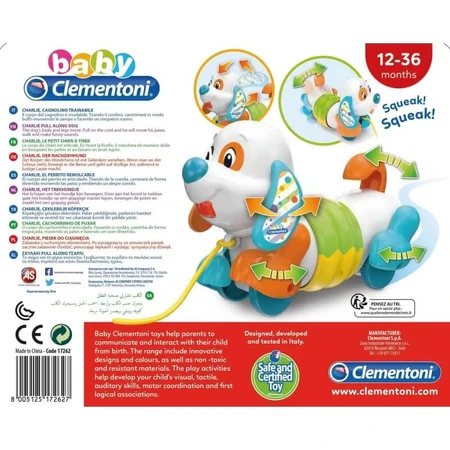 Perrito para tirar de Clementoni - Pequeño perrito para tirar