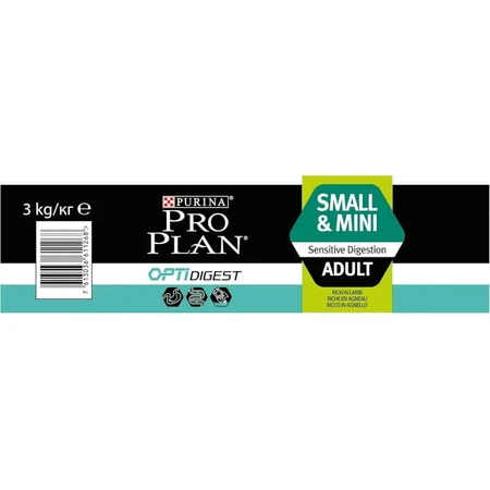 Purina Pro Plan Adult Small &amp; Mini Lamb - Compleet voer voor honden van kleine rassen, 3 kg