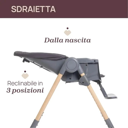 Chicco Polly Essential – Hochstuhl – Coal