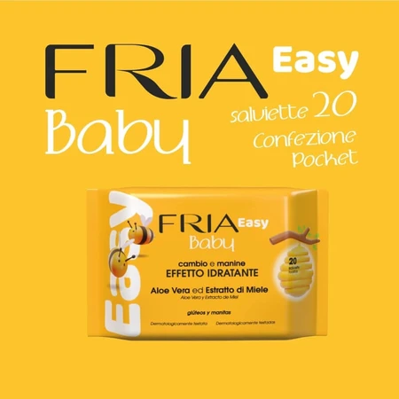 Fria Easy Baby - 20 vochtige doekjes voor het verschonen