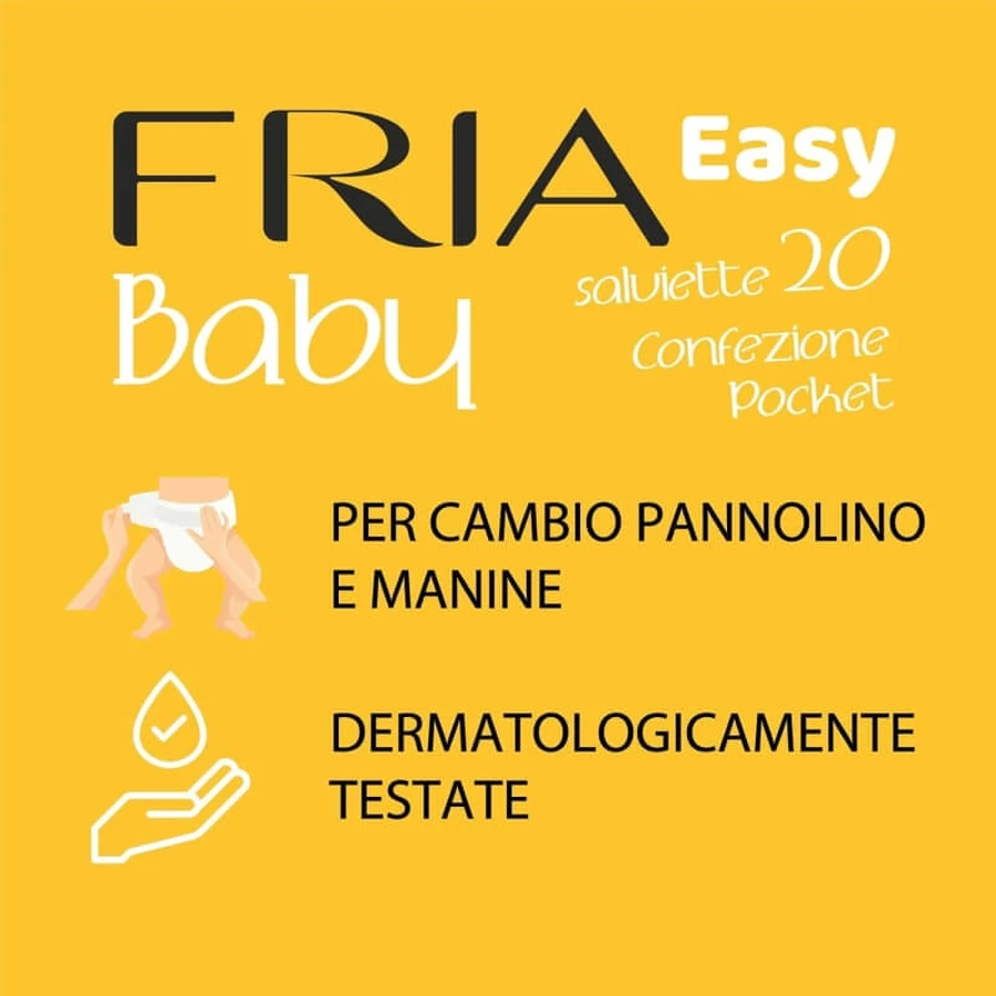 Fria Easy Baby - 20 vochtige doekjes voor het verschonen
