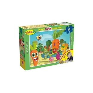 Lisciani Maxi dubbelzijdige puzzel, 60 stukjes, Wortel, 46553