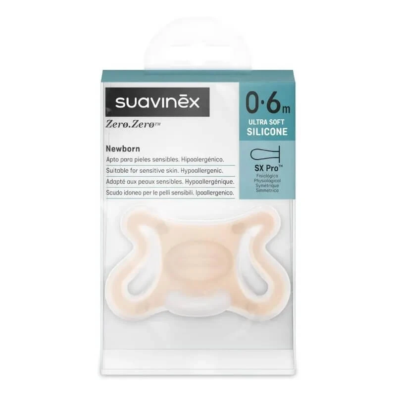 Suavinex Zero Zero - Fopspeen voor pasgeborenen van 0–6 maanden