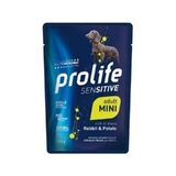 Prolife Sensitive Adult Mini Rabbit & Potatoes - Complete Food for Adult Dogs with Food Intolerances, 100 g