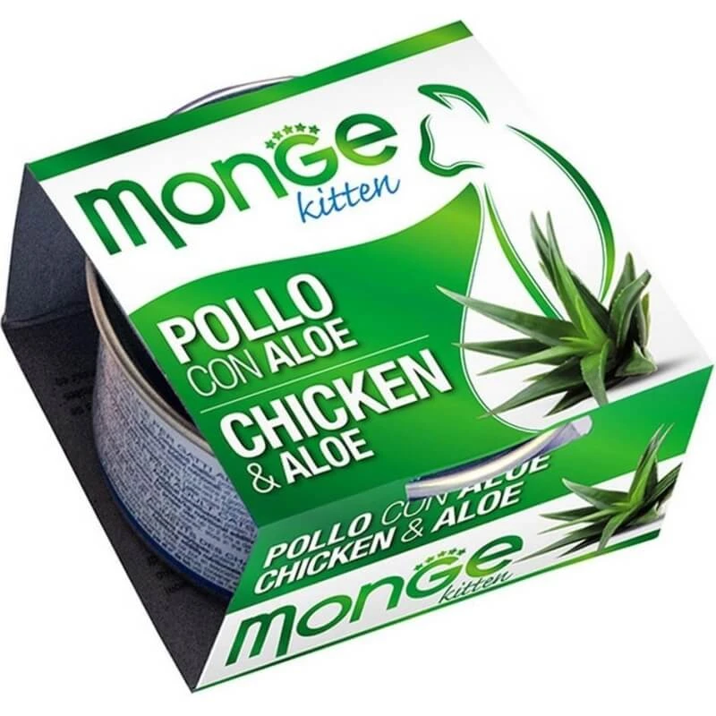 Monge Fruits Kitten - Kip met aloë, 80 g