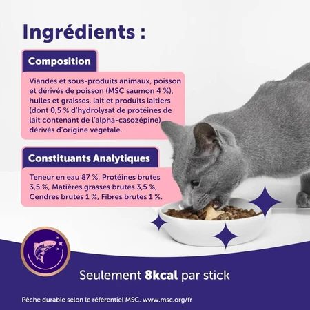 Ceva Animal Health Feliway Happy Salmon Snacks – 24 pałeczki dla kotów, po 14 g każda: ceny i cechy