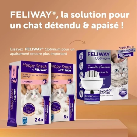 Ceva Animal Health Feliway Happy Salmon Snacks – 24 pałeczki dla kotów, po 14 g każda: ceny i cechy