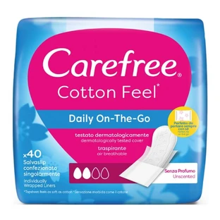 Carefree Daily on-the-go 40 de protecții zilnice ultra-subțiri și respirabile