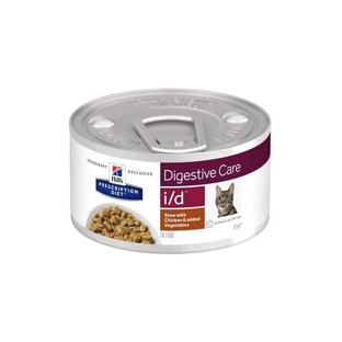 Hill's Prescription Diet i/d Digestive Care Kip & Groenten - Natvoer voor katten met spijsverteringsproblemen, 82 g