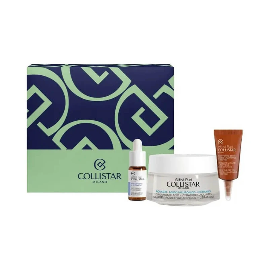 Collistar Pure Actives Gift Set - Hyaluronic Acid + Ceramides Aquagel - Hydrating and Firming Treatment