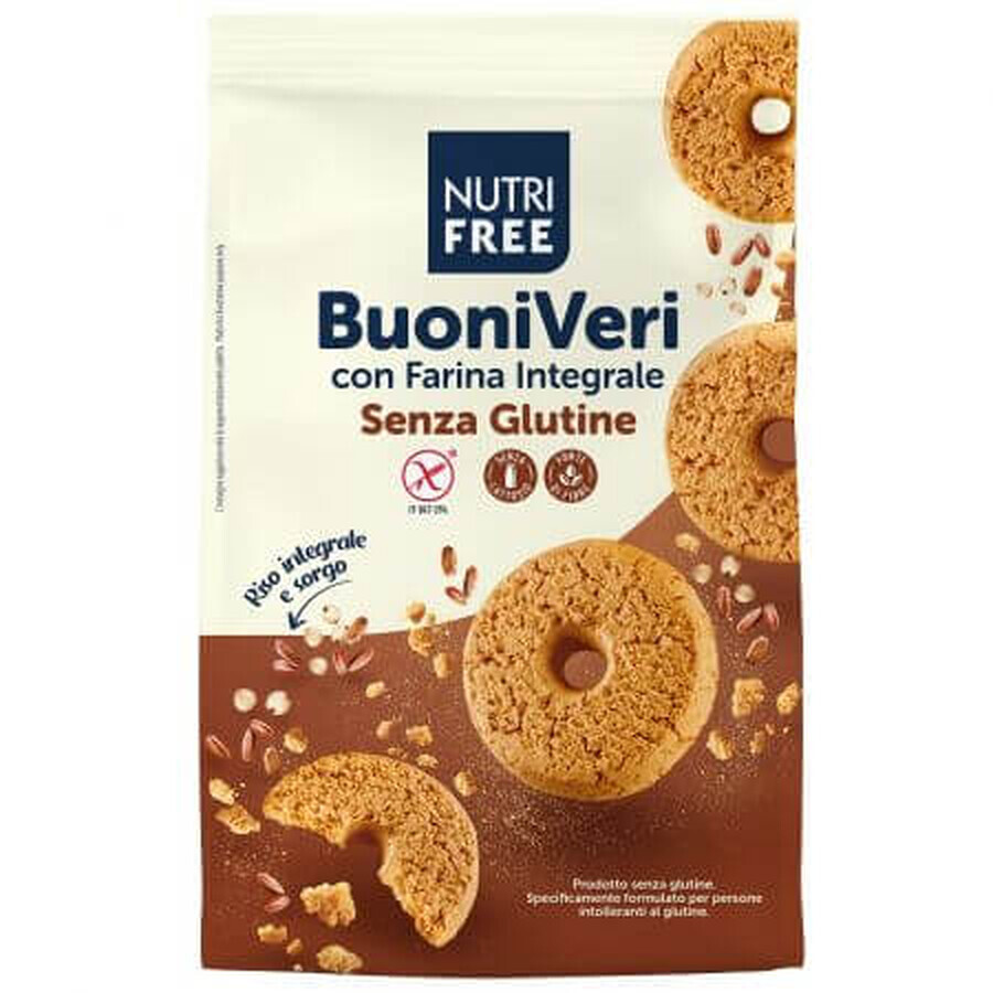 Biscuiti din faina integrala BuoniVeri, 250g, Nutrifree